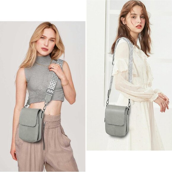 Small Crossbody Bag Women Lightweight Compact Adjustable Strap - Picture 2 of 7